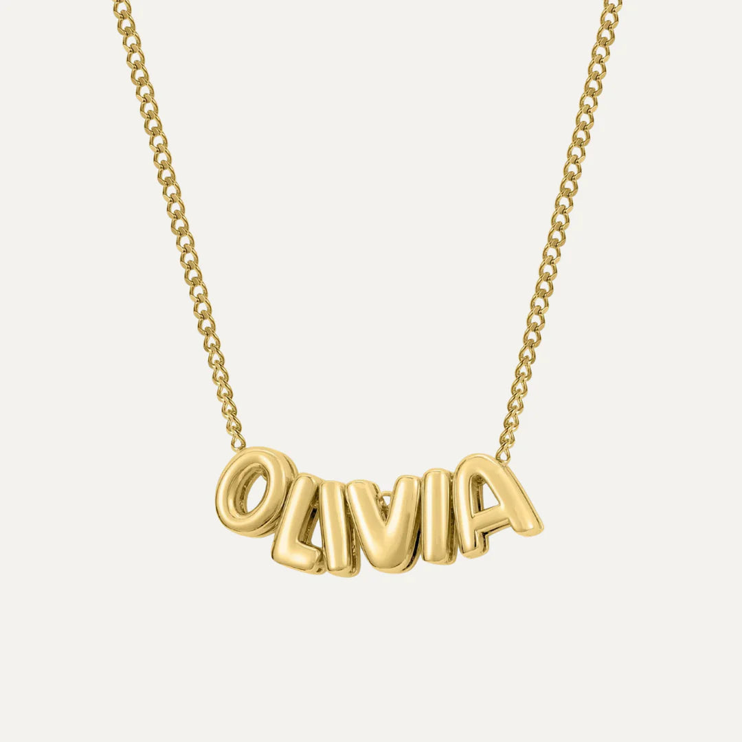 Bubble Name Necklace - Buy 1 Get 2 Free
