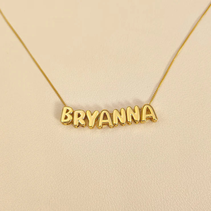 Bubble Name Necklace - Buy 1 Get 2 Free