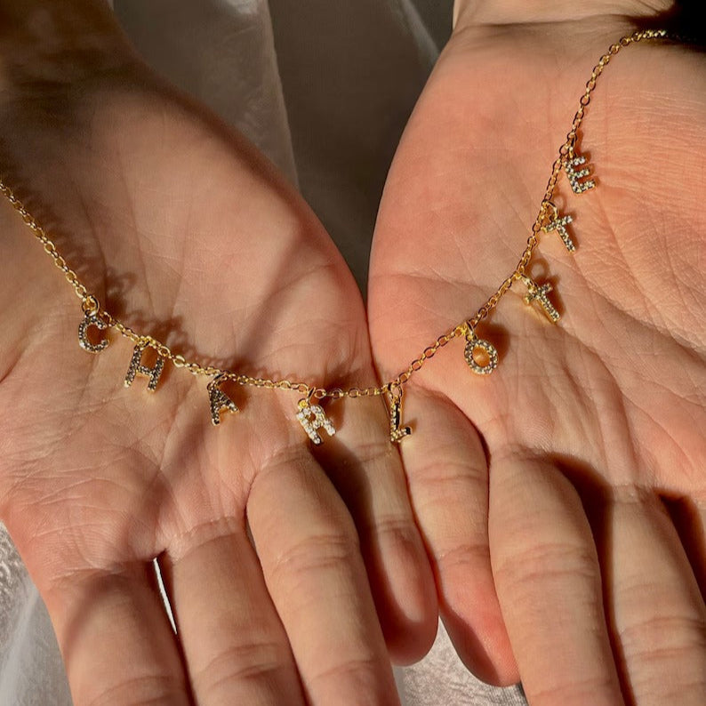 Charm Name Necklace