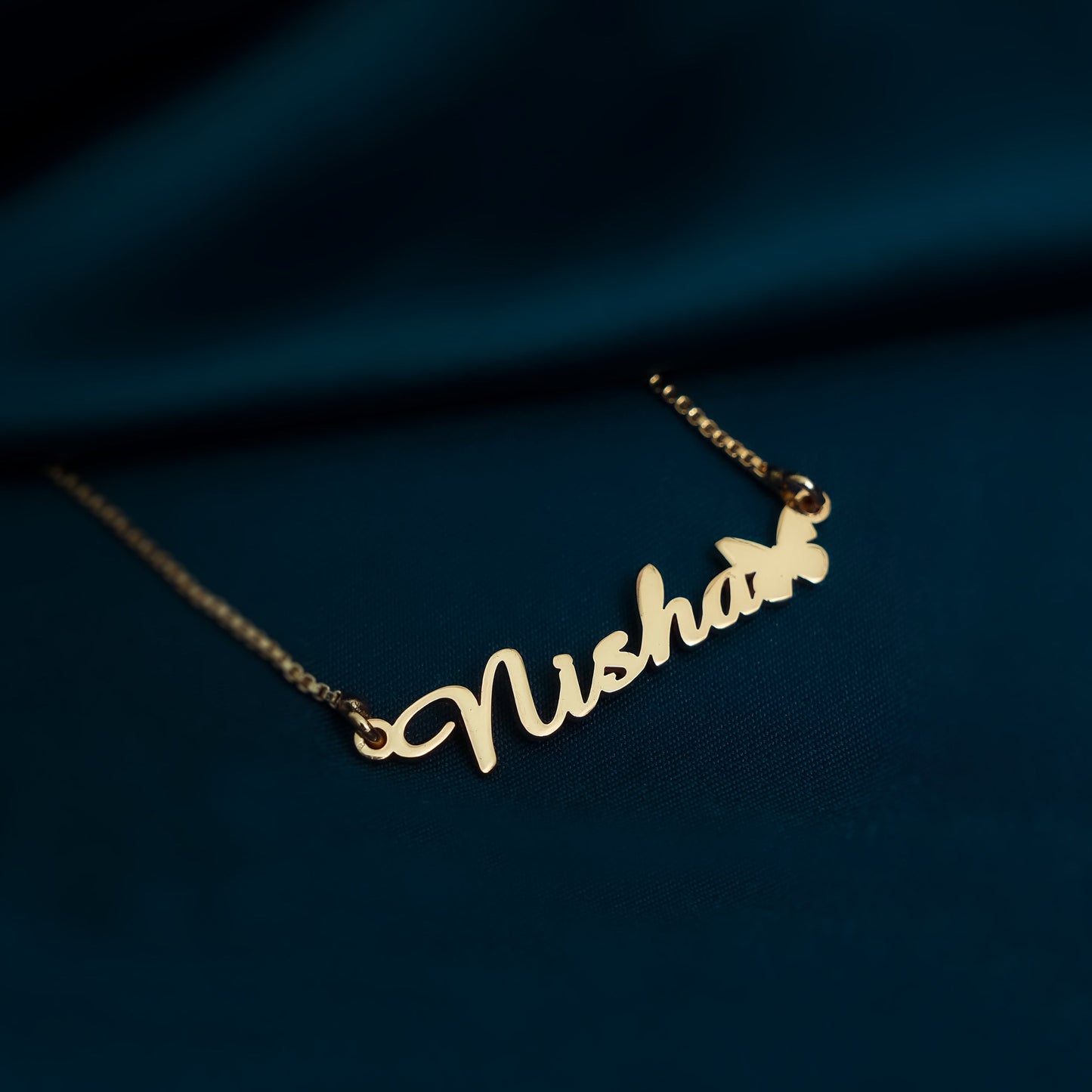 Butterfly Name Necklace