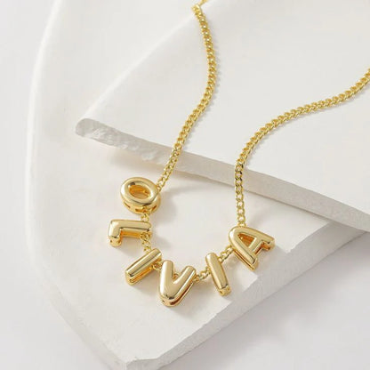 Bubble Name Necklace - Buy 1 Get 2 Free
