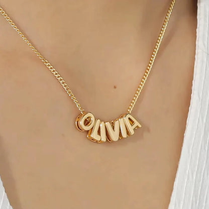 Bubble Name Necklace - Buy 1 Get 2 Free