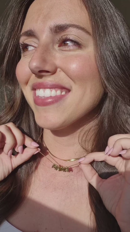 Bubble Name Necklace - Buy 1 Get 2 Free